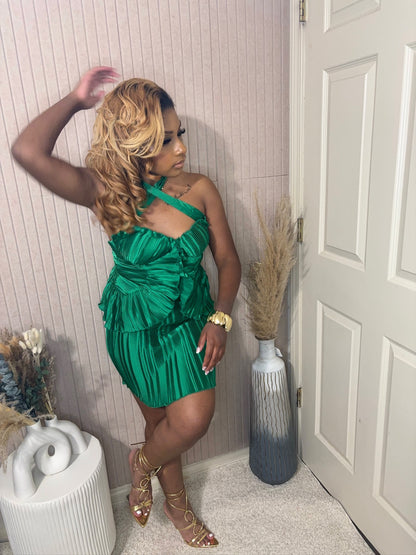 Boss Babe Emerald Dress - BOSS BABE LUXE CO.