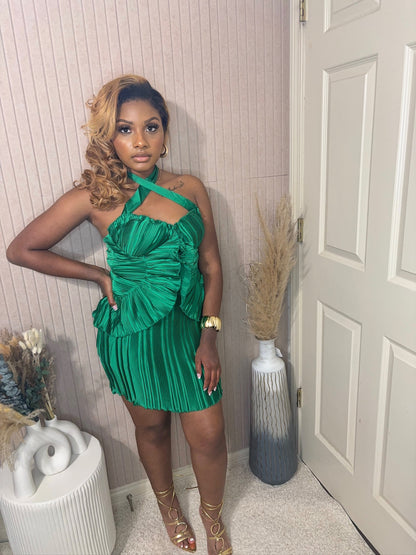 Boss Babe Emerald Dress - BOSS BABE LUXE CO.