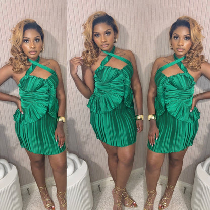 Boss Babe Emerald Dress - BOSS BABE LUXE CO.